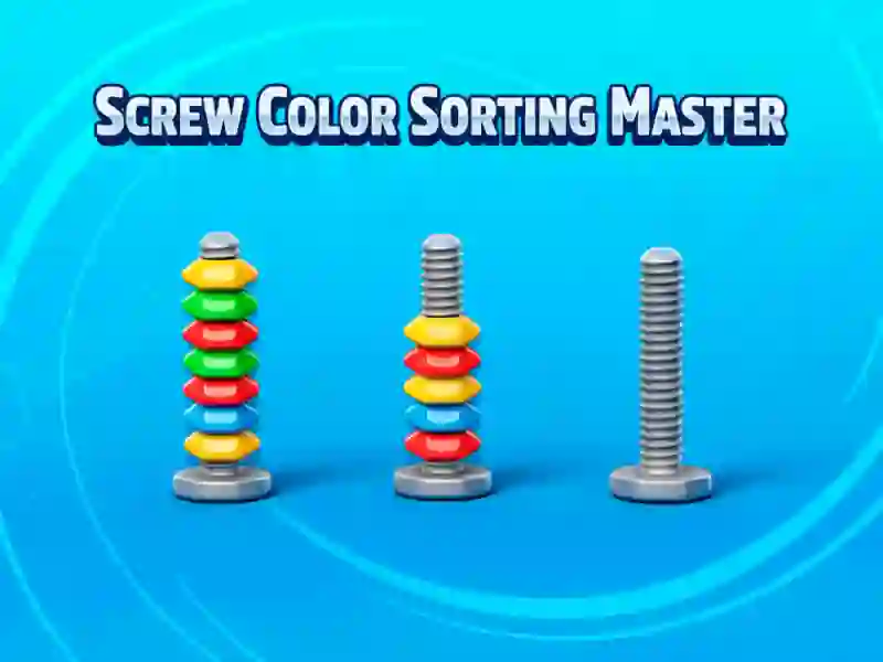 Leikur Screw Color Sorting Master á netinu