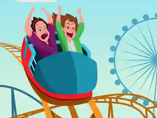 Leikur Roller Coaster Fun Hidden á netinu