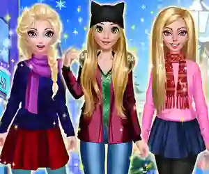 Leikur Rosalie Winter Day á netinu