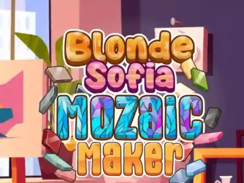 Leikur Blonde Sofia: Mozaic Maker á netinu