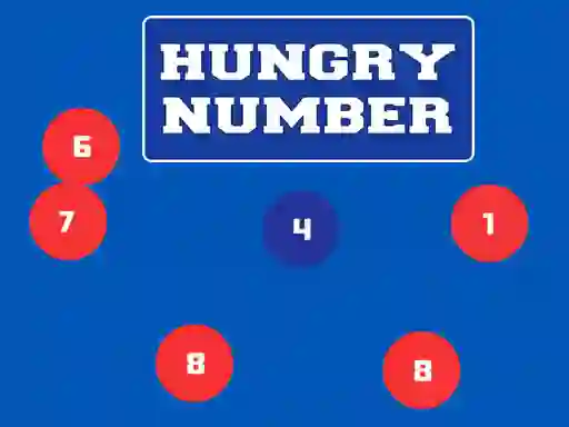 Leikur Hungry Number á netinu