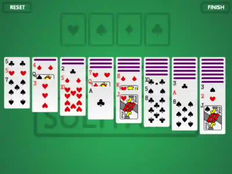 Leikur Solitaire á netinu