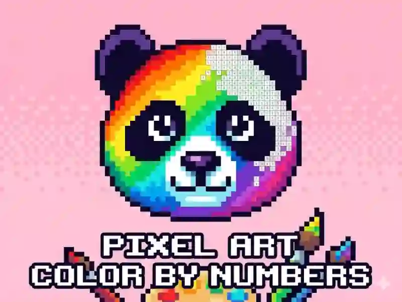 Leikur Pixel Art - Color by Numbers á netinu