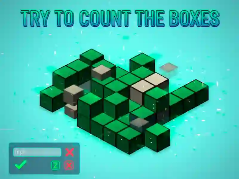 Leikur Try To Count The Boxes á netinu