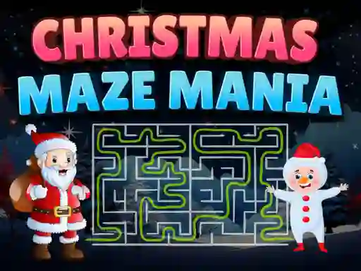 Leikur Christmas Maze Mania á netinu