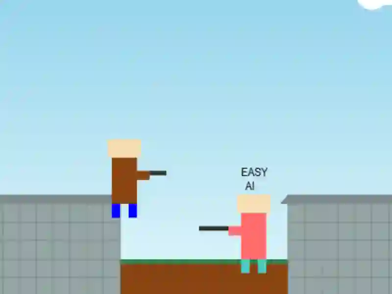 Leikur Minecraft Rooftop Snipers á netinu