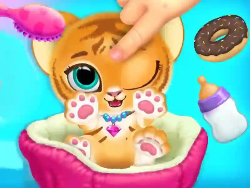 Leikur Baby Tiger Care á netinu