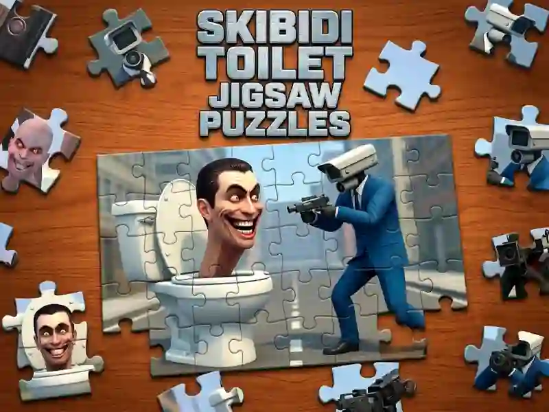 Leikur Skibidi Toilet Jigsaw Puzzles á netinu