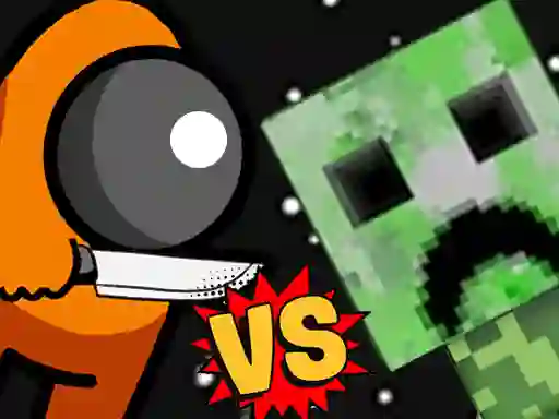 Leikur Among vs Creeper Fight á netinu