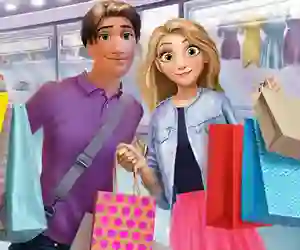 Leikur Rachel And Filip Shopping Day á netinu
