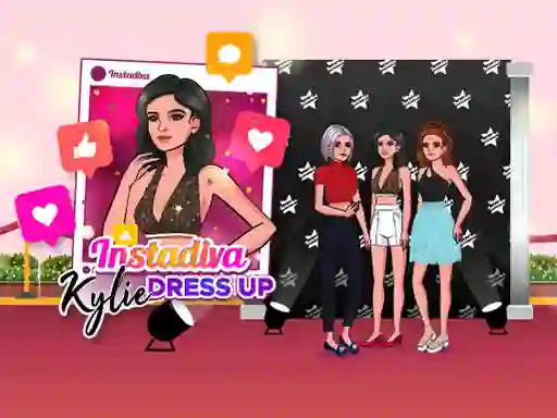 Leikur Instadiva Kylie Dress Up á netinu