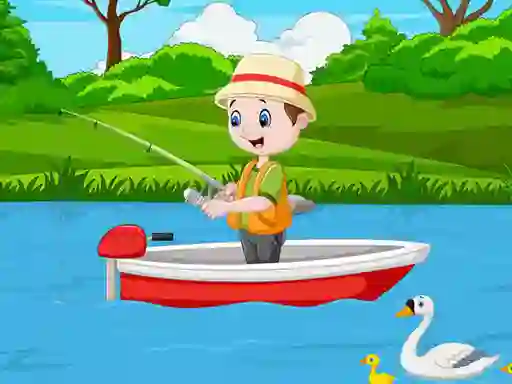 Leikur Fishing Jigsaw á netinu