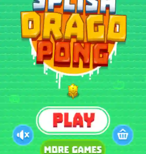 Leikur Splish Drago Pong á netinu