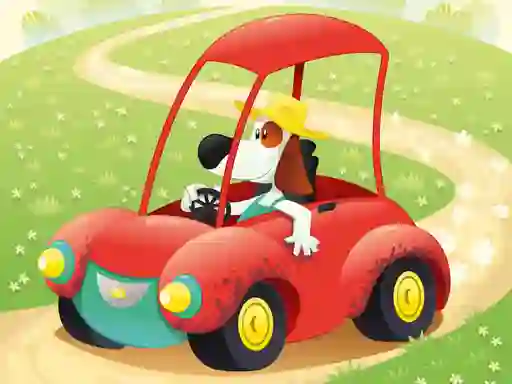 Leikur Funny Animal Ride Difference á netinu