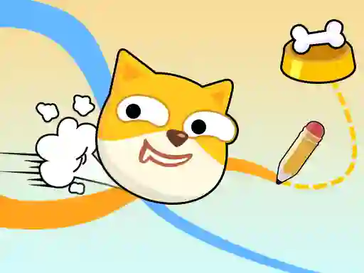Leikur Doge Rush Draw Home Puzzle á netinu