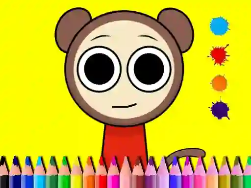 Leikur Sprunki Valentine Coloring book á netinu
