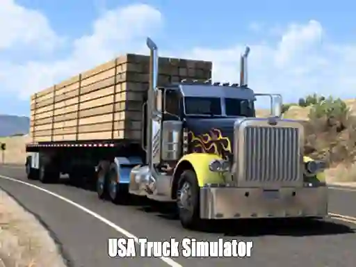 Leikur USA Truck Simulator 2024 á netinu