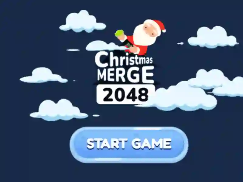 Leikur Christmas Merge 2048 á netinu