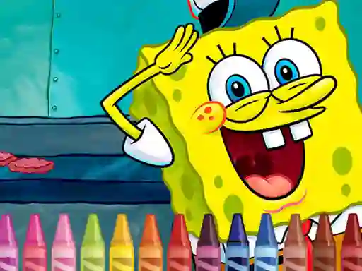 Leikur Sponge Bob Coloring á netinu