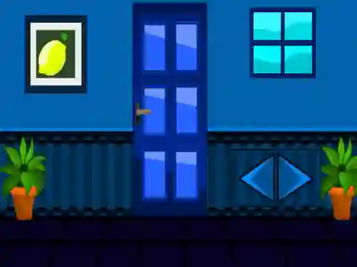 Leikur Blue House Escape á netinu
