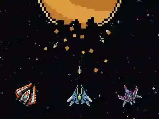Leikur Galactic Pixel Storm á netinu