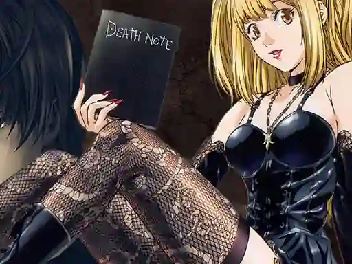 Leikur Death Note Anime Jigsaw Puzzle Collection á netinu