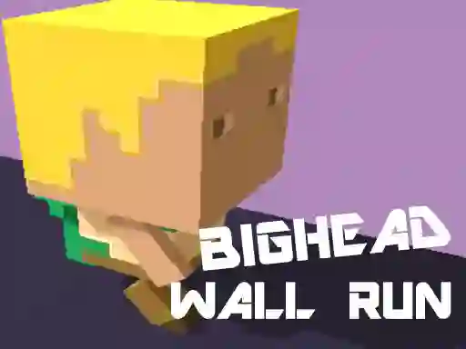 Leikur Big Head Wall Run á netinu