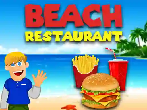 Leikur Restaurant on the beach á netinu