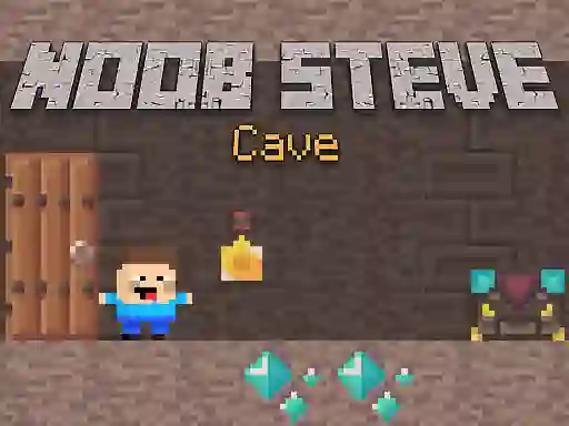 Leikur Noob Steve Cave á netinu