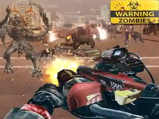 Leikur Zombie Shooter - Warfar á netinu