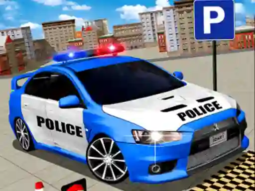 Leikur Modern Police Car Parking 3D á netinu