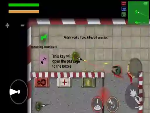 Leikur Zombie War 2D á netinu
