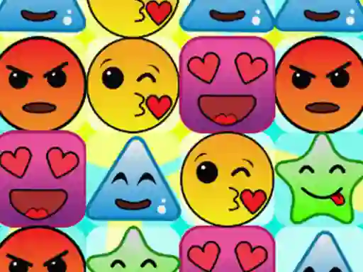 Leikur Emoji Match 3 á netinu