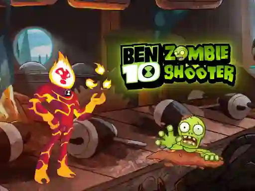 Leikur Ben 10 Zombie Shooter á netinu