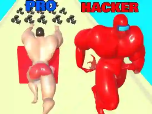 Leikur Muscle Runner Rush Race 3D á netinu
