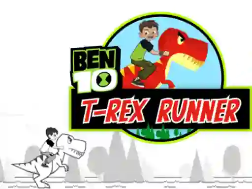 Leikur Ben 10 T-Rex Runner á netinu
