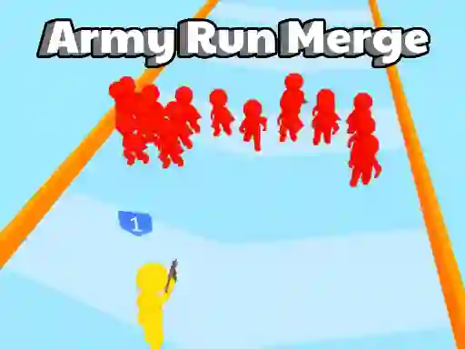 Leikur Army Run Merge á netinu