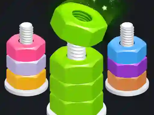Leikur Nuts Puzzle: Color Sort á netinu