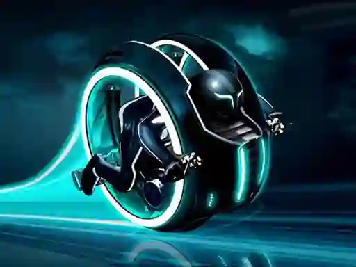 Leikur Cyber Tron biker á netinu