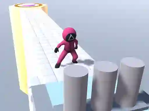 Leikur Squid Gamer Runner Obstacle á netinu