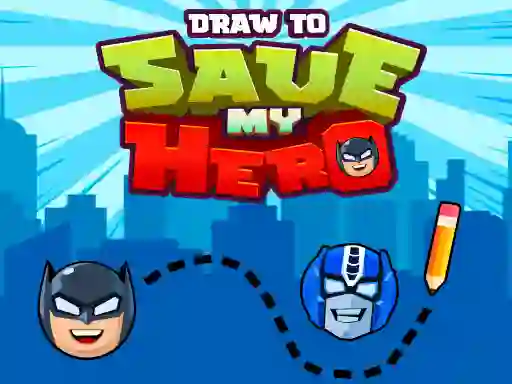 Leikur Draw to Save my Hero á netinu