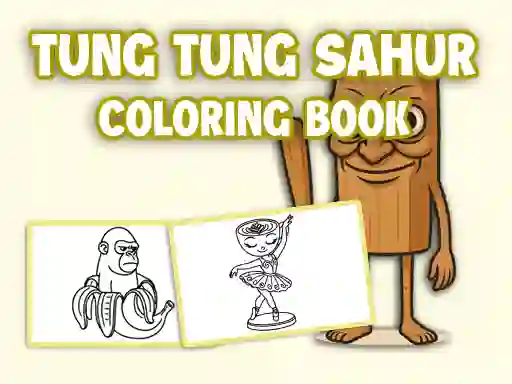 Leikur Tung Tung Sahur Coloring Book á netinu