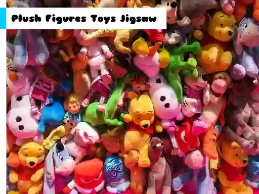 Leikur Plush Figures Toys Jigsaw á netinu