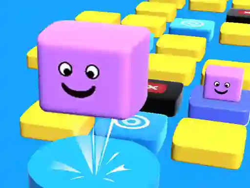 Leikur Jump Stacky Cube 3D á netinu