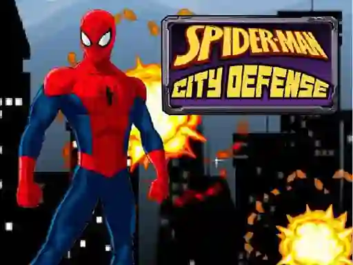 Leikur Spiderman City Defense á netinu