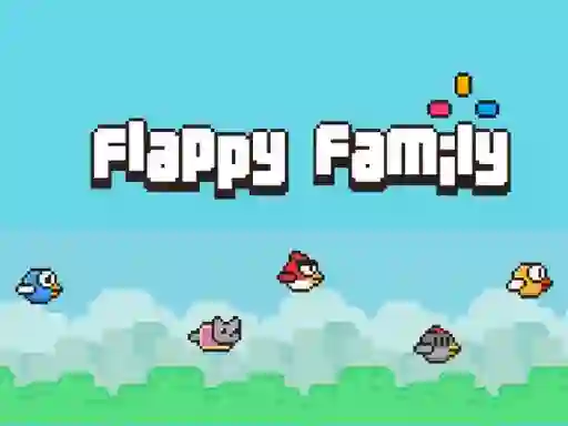 Leikur Flappy Family á netinu