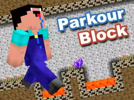 Leikur Parkour Block á netinu