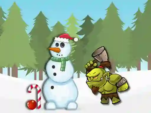 Leikur Running On Christmas á netinu