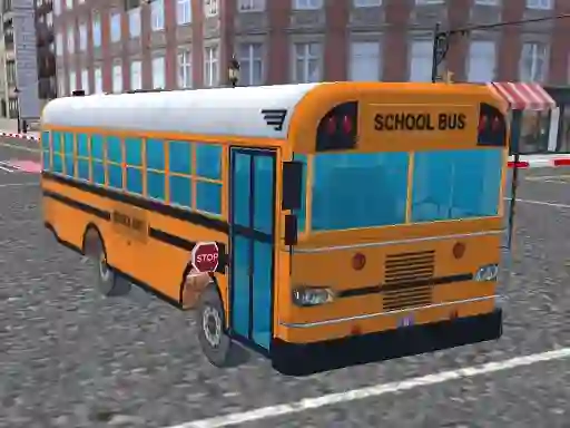 Leikur Bus School Park Driver á netinu
