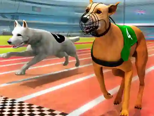 Leikur Dogs 3D Races á netinu